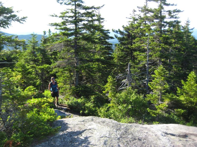 Royce (5).JPG - Janis making her way to the summit of East Royce.